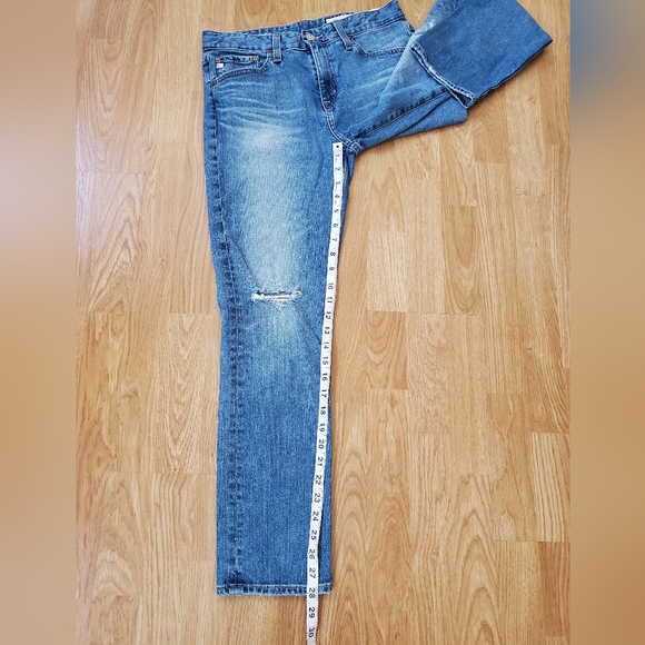 AG Adriano Goldschmied Ag-ed Denim Ex-Boyfriend Slouchy Slim Jeans Sz 28x28 - Picture 7 of 11